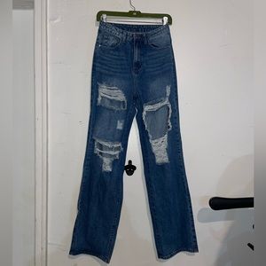 Shein denim jeans sz XS